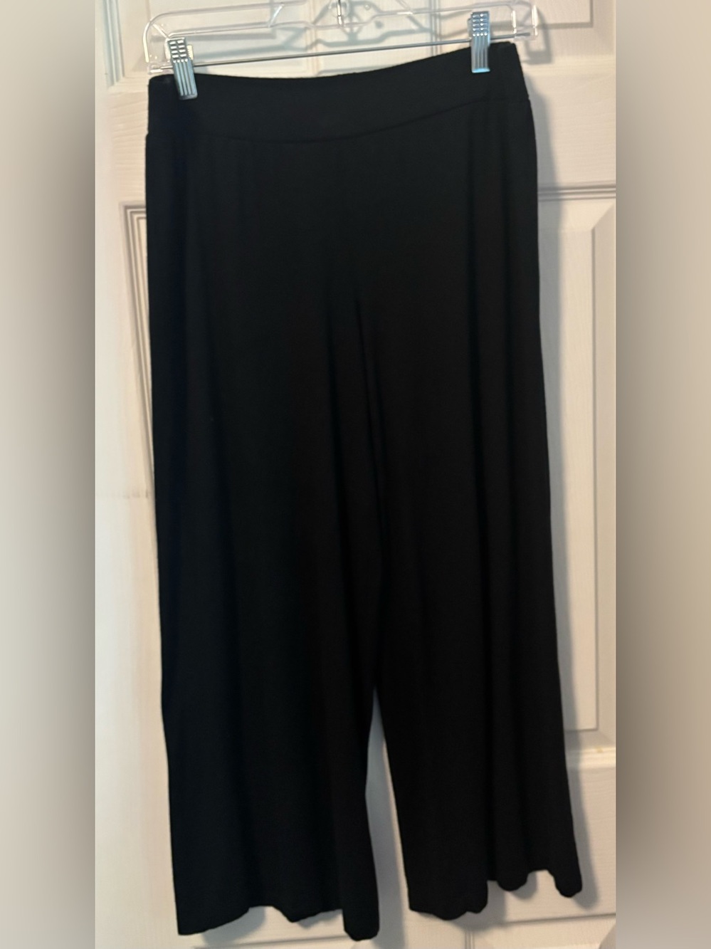 Alexandra Bartlett Intimates Black Wide-Leg Women's PJ Pants - L